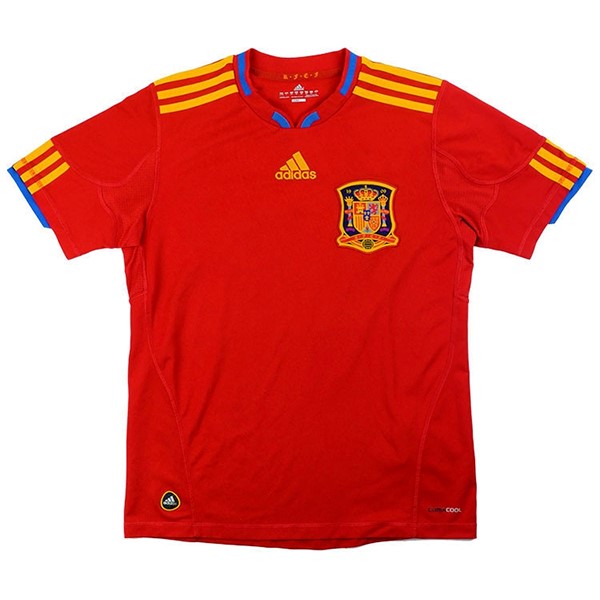 Thailande Maillot Football Espagne Domicile Retro 2010 Rouge